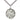 Sterling silver St. Raphael the Archangel medium patron saint medal necklace with 24 inch chain by Bliss