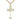Large 14kt gold filled cross necklace with 1 3/4 inch pendant and 24 inch chain by Bliss Manufacturing