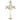 Large 14kt Solid Gold Cross Pendant 1 3/4 inch by Bliss Manufacturing USA
