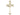 Large 14kt Solid Gold Cross Pendant 1 3/4 inch by Bliss Manufacturing USA