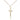 14kt Gold Filled Papal Crucifix Necklace 7/8 x 1/4 inches on 18 inch chain by Bliss Manufacturing