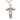 Sterling silver extra large Papal crucifix necklace 2-5/8 x 1-5/8 inches with 24 inch chain by Bliss