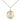 14kt gold filled small St. Christopher patron saint medal necklace with 18 inch chain, 5/8 inch by 1/2 inch, Bliss USA