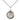 Small Sterling Silver St. Anthony Patron Saint Medal Necklace 5/8 x 1/2 inch on 18 inch Chain by Bliss USA