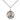 Sterling Silver St. Gerard Catholic patron saint medal necklace 5/8 inch by 1/2 inch small pendant 18 inch chain Bliss