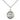 Small sterling silver Our Lady of Perpetual Help medal necklace 5/8 x 1/2 inch with 18 inch chain by Bliss