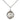 Small Sterling Silver St. Jude Patron Saint Medal Necklace 5/8 x 1/2 inches with 18 inch chain by Bliss