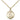 Gold Filled Our Lady of La Salette Medal Necklace Small 5/8 x 1/2 inch with 18 inch chain USA Made
