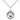 Small Sterling Silver Catholic Confirmation pendant necklace 5/8 x 1/2 inch with 18 inch chain by Bliss