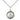 Sterling silver small cross necklace 5/8 x 1/2 inch pendant with 18 inch curb chain USA made by Bliss