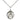Sterling silver Our Lady of Consolation medal necklace 5/8 x 1/2 inch on 18 inch chain by Bliss
