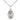 Sterling Silver St. Christopher Patron Saint Medal Necklace 3/4 x 3/8 inch with 18 inch chain by Bliss