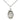 Sterling silver St. Joseph patron saint medal necklace 3/4 x 3/8 inches with 18 inch chain by Bliss USA