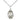 Sterling Silver St. Theresa Medal Necklace 3/4 x 3/8 inches with 18 inch chain by Bliss Manufacturing