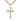 14kt Gold Filled Medium Catholic Crucifix Necklace with 24 inch chain handmade in USA by Bliss