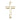 14kt Solid Gold Medium Cross Pendant 1 1/8 x 5/8 handcrafted by Bliss Manufacturing USA
