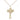 14kt Gold Filled Catholic Crucifix Necklace 1 x 5/8 inch pendant with 18 inch chain by Bliss