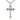 Large Sterling Silver Catholic Crucifix Necklace 1 3/4 x 1 1/8 inches with 24 inch chain by Bliss