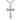 Sterling silver extra large Catholic crucifix necklace 1.875 inches with 24 inch chain by Bliss