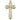 Large 14kt Solid Gold Cross Pendant 1-5/8 x 7/8 inches handcrafted in USA by Bliss Manufacturing