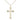 14kt Gold Filled Medium Catholic Cross Necklace 1 1/8 x 5/8 inches on 18 inch Curb Chain by Bliss