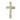 14kt Solid Gold Cross Pendant 1 1/8 inch by 5/8 inch handcrafted by Bliss Manufacturing USA