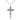 Sterling Silver Large Catholic Crucifix Necklace 1 3/8 x 3/4 inches on 18 inch chain handcrafted by Bliss
