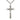 Sterling Silver Extra Large Catholic Crucifix Necklace 1 7/8 x 1 inch with 24 inch curb chain by Bliss