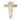 14kt Solid Gold Primitive Crucifix Pendant 1 1/8 x 7/8 Handcrafted by Bliss Manufacturing USA