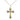14kt gold filled crucifix necklace 1 x 5/8 inches with 18 inch chain handmade by Bliss