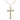 14kt gold filled medium Catholic crucifix necklace 1 1/8 x 5/8 inches with 18 inch chain handcrafted by Bliss USA