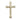 14kt solid gold Catholic crucifix pendant, medium 1⅛ inch x ⅝ inch, handcrafted in USA by Bliss Manufacturing