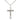 Sterling silver Catholic crucifix necklace, medium 1⅛ inch x ⅝ inch pendant, 18 inch curb chain, handcrafted USA by Bliss