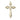 14kt Solid Gold Medium Cross Pendant 1-1/8 inches by Bliss Manufacturing USA handcrafted Catholic jewelry