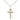 Medium 14kt Gold Filled Catholic Crucifix Necklace 0.875 x 0.5 inches with 18 inch chain by Bliss Manufacturing