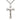 Sterling Silver Large Catholic Crucifix Necklace 1 3/4 x 1 1/8 inches with 24 inch chain by Bliss Manufacturing