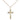 14kt Gold Filled Medium Catholic Crucifix Necklace 3/4 x 3/8 inches with 18 inch chain by Bliss