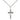 Sterling Silver Medium Catholic Crucifix Necklace 3/4 x 3/8 inches with 18 inch chain by Bliss Manufacturing