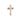 14kt Solid Gold Large Cross Pendant 1.5 x 0.875 inch handcrafted in USA by Bliss Manufacturing