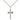 Large Sterling Silver Catholic Cross Necklace 1 1/2 X 7/8 inch pendant on 18 inch chain handcrafted by Bliss Manufacturing USA