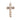 Large 14kt Solid Gold Catholic Cross Pendant 1 3/8 X 3/4 inch handcrafted in USA by Bliss Manufacturing