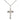 Large Sterling Silver Catholic Cross Necklace 1 3/8 X 3/4 inch pendant on 18 inch chain handcrafted by Bliss Manufacturing USA