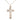 Large 14kt Gold Filled Catholic Cross Necklace 1 1/4 X 5/8 inch pendant on 18 inch chain handcrafted by Bliss Manufacturing USA