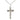 Large Sterling Silver Catholic Cross Necklace 1.25 x 0.625 inches with 18 inch chain by Bliss Manufacturing