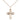 Gold Filled Catholic cross necklace with 0.75 inch pendant on 18 inch curb chain, made in USA by Bliss
