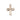 14kt Solid Gold Medium Cross Pendant 3/4 x 1/2 inch Handcrafted Catholic Jewelry by Bliss Manufacturing USA