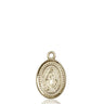 Small 14kt solid gold Miraculous Medal pendant 1/2 inch by Bliss Manufacturing