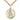 Gold Filled St. Ann patron saint medal necklace 7/8 x 3/4 inches on 24 inch chain by Bliss Manufacturing