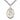 Sterling Silver St. Anthony Patron Saint Medal Necklace with 24 inch Chain - Medium 1 x 5/8 inch pendant - Handcrafted in USA by Bliss Manufacturing