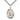 Sterling Silver Ecce Homo pendant necklace with 24 inch curb chain handcrafted by Bliss USA